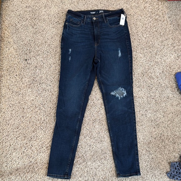 Old navy Women's Dark Blue Jeans - Picture 1 of 4